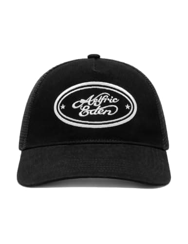 Aelfric Eden Trucker Hat Color Block Mesh Snapback Baseball Cap Black White