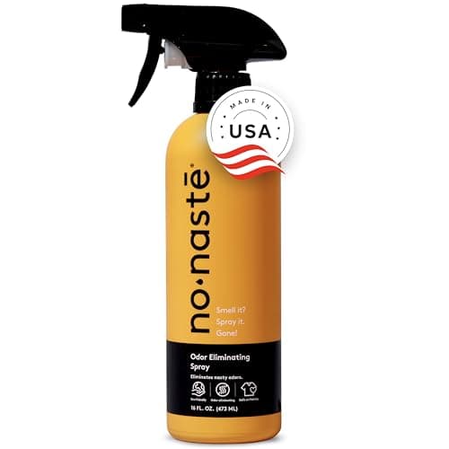 Nonaste Odor Eliminating Spray for Shoes, Gym Bags, Sports Gear & Yoga (16 Oz, Pack of 1) | Long-Lasting Fabric Refresher with Enzymes | Shoe Deodorizer & Gym Bag Deodorizer, Fabric-Safe