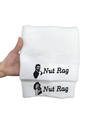 2-Pack of Funny Towels are Perfect for Couples, Lovers, Friends, and Special Occasions. They Make Unique Gifts for Anniversaries, Christmas, Halloween, and Valentine's Day. Everyday Bath Essentials