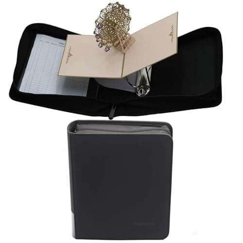 Magiarcana sale 3D pop up greeting card Display Album, for 6x9 inches Greeting Card Organizer Book for Retail, Store Events (black)