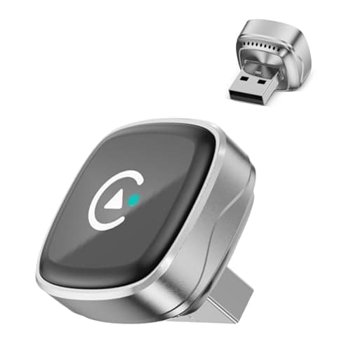 2026 Ultra Mini Wireless Carplay Adapter for iPhone & Android Auto, USB for Apple Car Play Dongle Plug & Play for iOS 10+ & Android 10+, Auto-Reconnect, Stable & No Lag