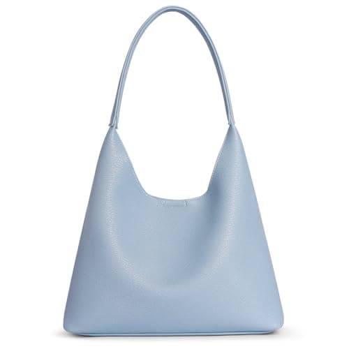 Shoulder Bag for Women, Small Slouchy Hobo Purse, Soft Vegan Leather Hobo Bag Handbag, Trendy Everyday Tote Style, 11'' (28cm)