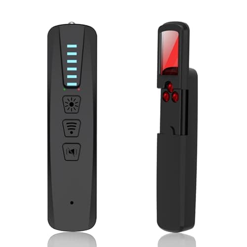 SnapDetect Hidden Camera Detectors,GPS Tracker Detector,Camera Detector Spy Camera Finder,25H Working Time,Travel-Friendly Size S500 (Black)