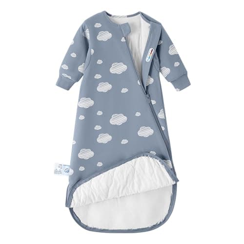 kaiya baby Unisex Sleeping Bag for Toddlers 3.5 Tog Sleep Sack 18-36Months, Long Sleeve Sleep Sack, Wearable Blanket, One Piece with Sleeves, Gifts