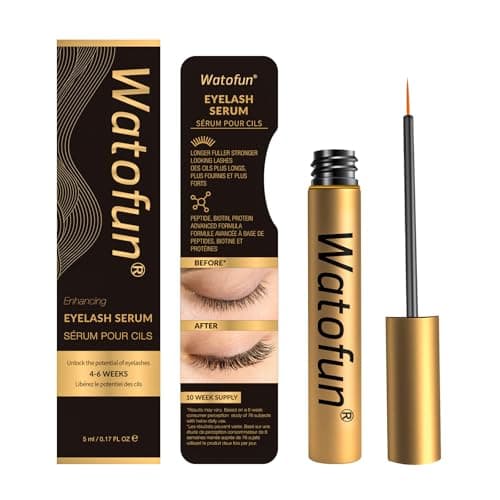 Eyelash Growth Serum with Peptide&Vitamin Infused Formula -Eyelash Serum For Longer, Thicker, Fuller Lashes -Lash serum for Eye lash Growth Safe for Natural Lashes &Extensions-Vegan & Cruelty-Free,5mL