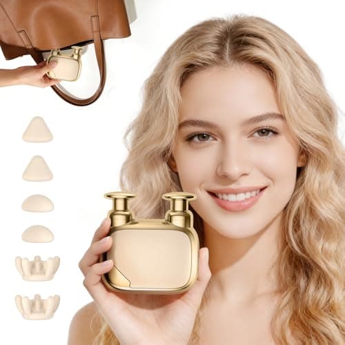 Beyn Mini Massage Gun,Palm-Sized Massage Gun,Powerful Deep Tissue Muscle Massager for Travel,Sports& Daily Use,With 3 Speeds & 3 Massage Heads(Light beige)