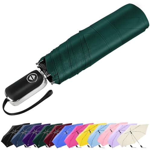 Lejorain Compact Mini Umbrella Automatic - Foldable Portable Rain Umbrella Sturdy Wind Resistant Gifts Tiny Lightweight Umbrellas