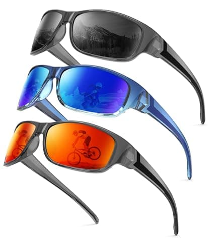 NSSIW Polarized Sunglasses-Men Sports Mens-Sunglasses: Sun Glasses Women Polarized UV400 Protection for Fishing Running Golf