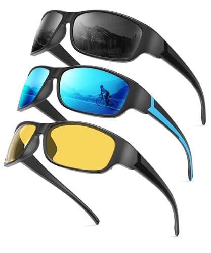 NSSIW Polarized Sunglasses-Men Sports Mens-Sunglasses: Sun Glasses Women Polarized UV400 Protection for Fishing Running Golf