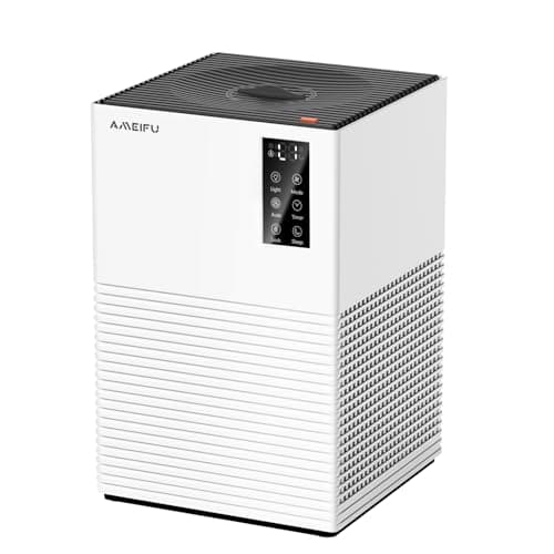 Air Purifier for Home Large Room Up to 1200 Sq Ft, Air Cleaner with H13 Filter, Air Quality Sensor, 4 Timers, 3 Speeds Fan, Quite Air Purifier for Dust, Pet Hair, Pollen (Remote Control Not Include)