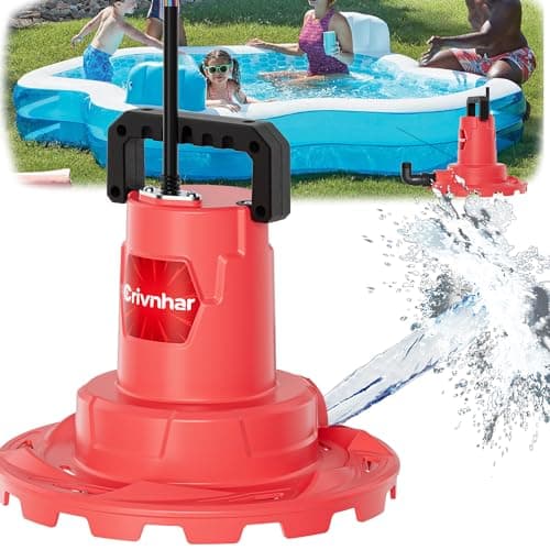 Crivnhar Portable Submersible Pump Compatible for Milwaukee 18V Battery