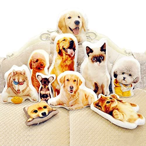 DGGW Customized Pillow - Duplex Printing Shape Photo Pillow with Pet, Idol, Face, Personalized Photo Gifts for Birthday/Mother's/Father's/Christmas/Thanksgiving/Valentine's Day (24inches)