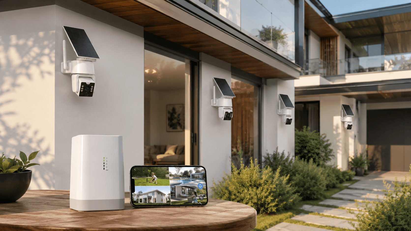 4-Camera Solar Security System Is 50% Off on Amazon