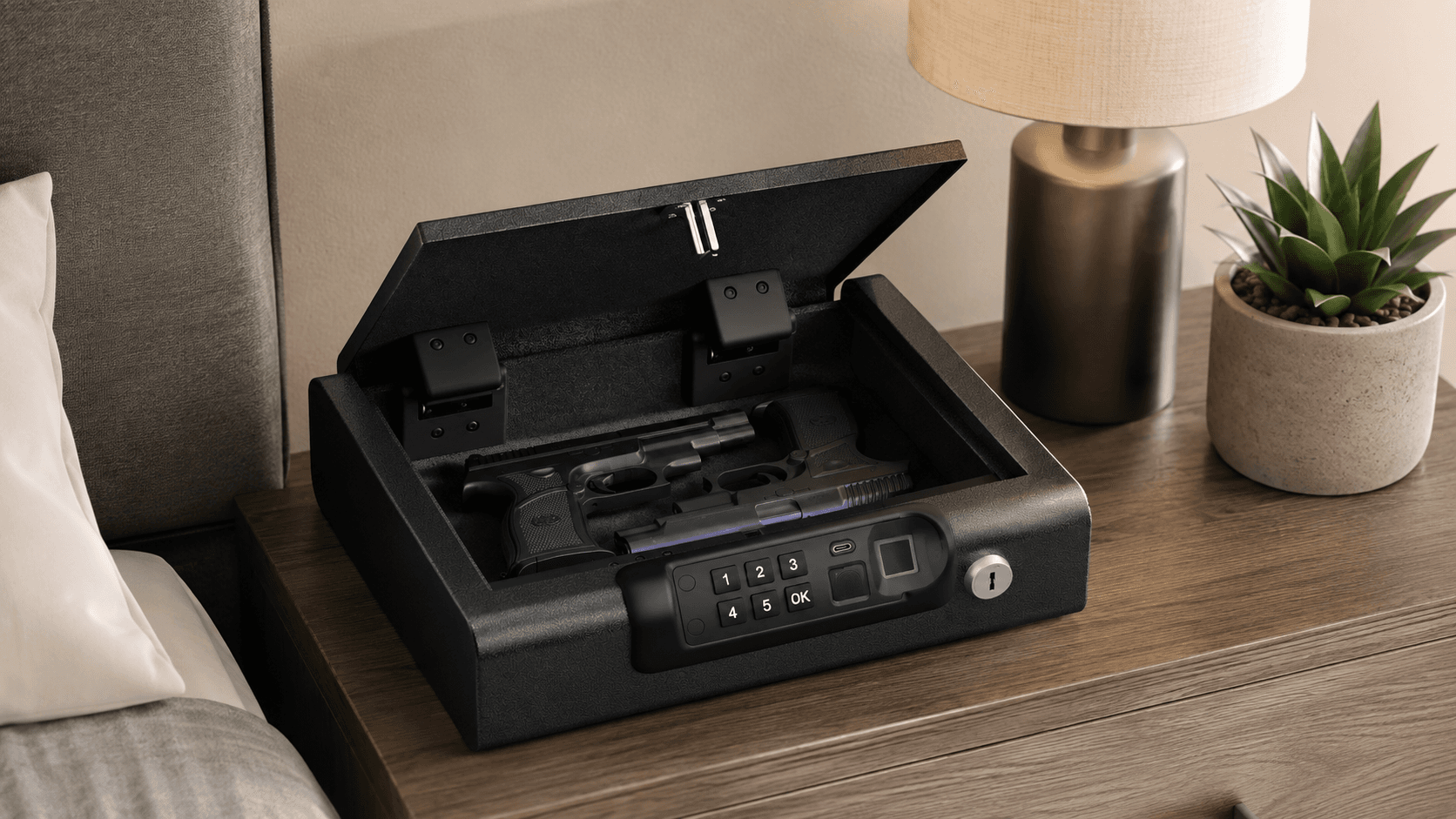 Biometric Gun Safe Is 50% Off on Amazon