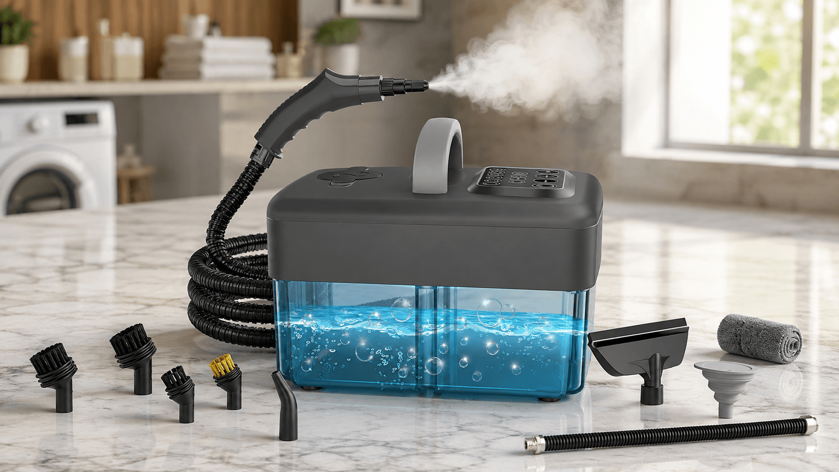18-Piece Steam Cleaner Kit Is Under $48 on Amazon