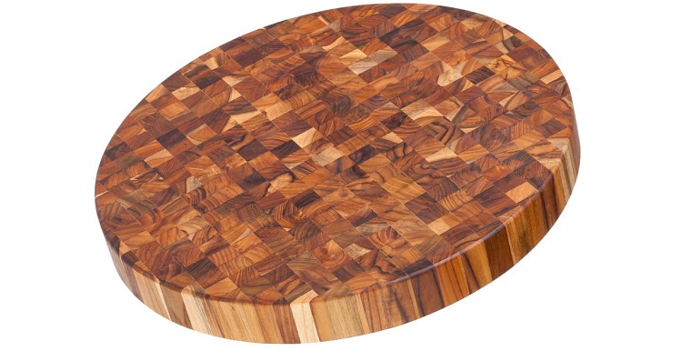 rounded edge grain cutting board