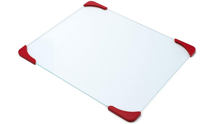 Farberware white board with red edges
