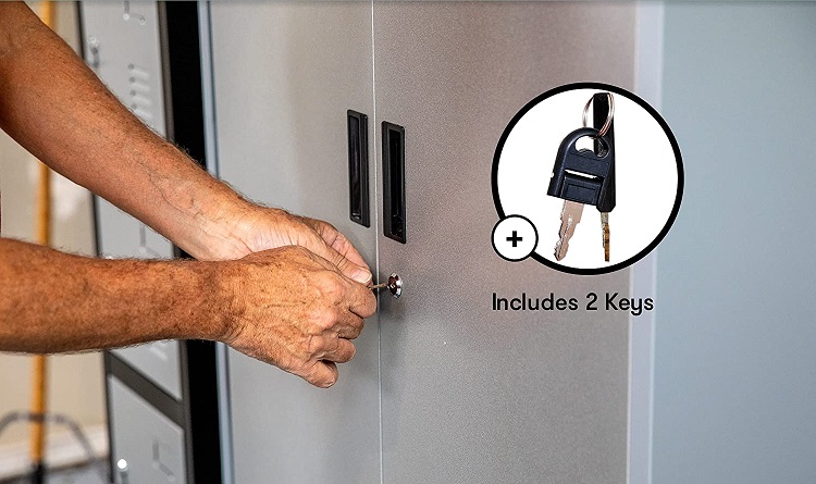 Metal Cabinet with Locks