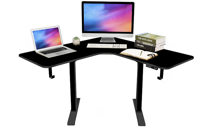 HYLY L-Shaped Electric Standing Desk