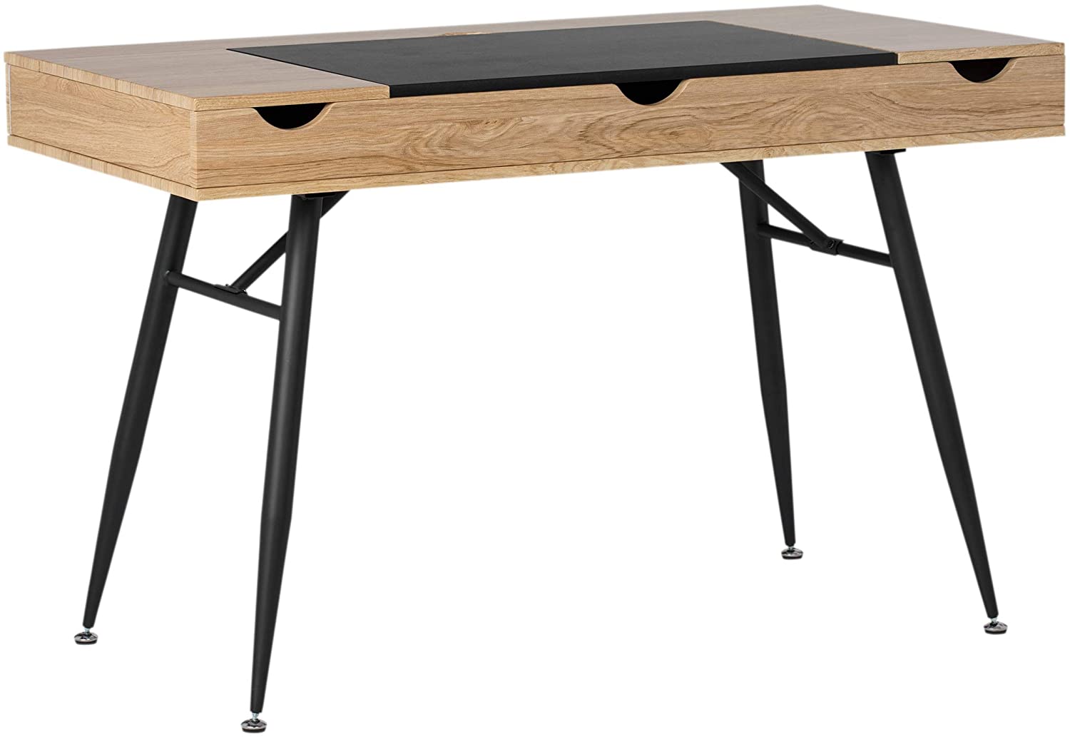 Calico Designs Nook Modern Desk with Multi Soft-Close Storage Compartments