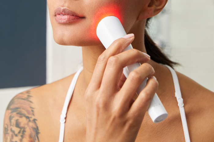 red light therapy device self apply