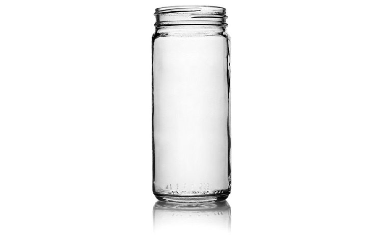 glass jar with no lid