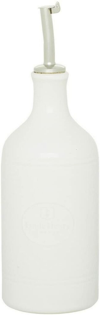 white ceramic oilve oil dispenser
