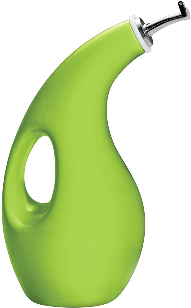 bright green ergonomic oil dispenser with handle