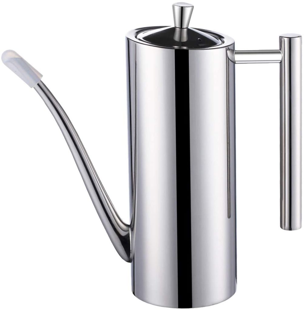 stainless steel kettle shaped oil dispenser