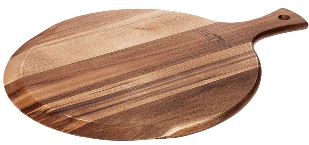 acacia wood round pizza cutting board