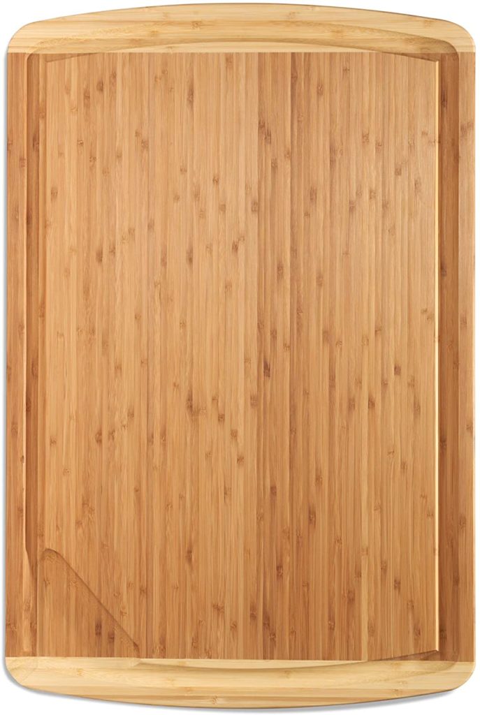 bamboo cutting board with moat