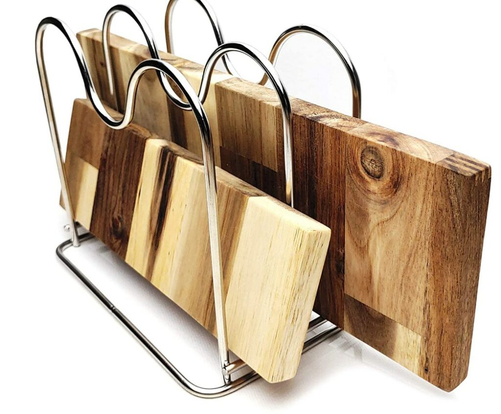 metal cutting board stroage rack