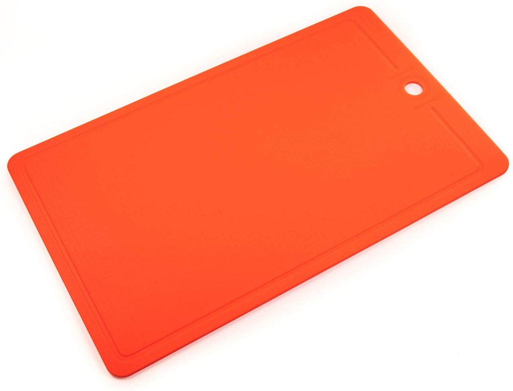 orange silicone cutting board