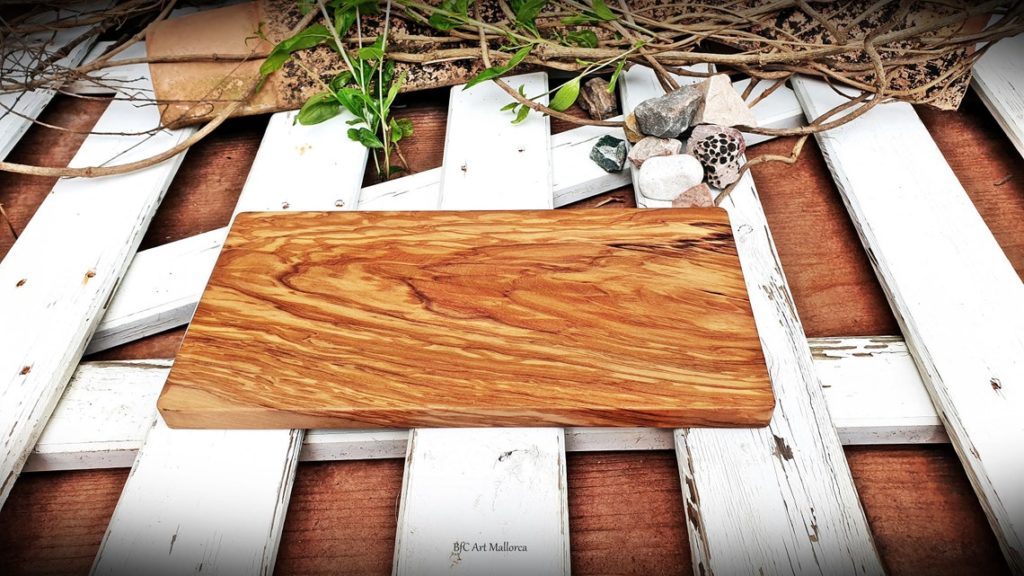 rustic natural olive wood rectangular cutting board