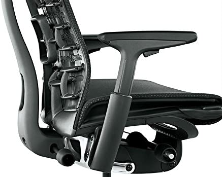 Black Embody Chair Herman Miller Adjustable Back