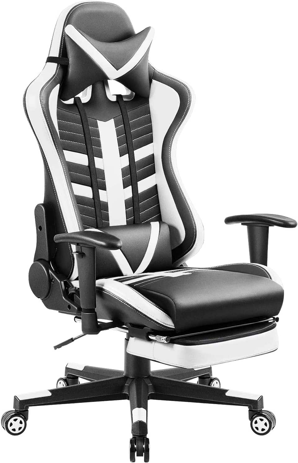 Homall Ergonomic High-Back Gaming Chair Black and White