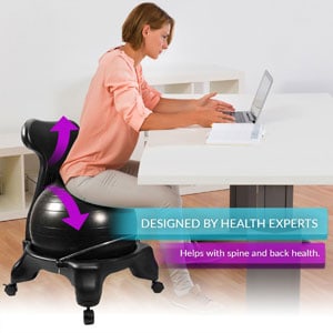 LuxFit Fitness Exercise Ball Chairs